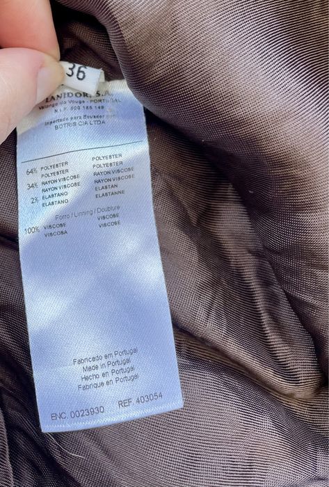 Vestido clássico estilo Tweed (Lanidor, tamanho 36)