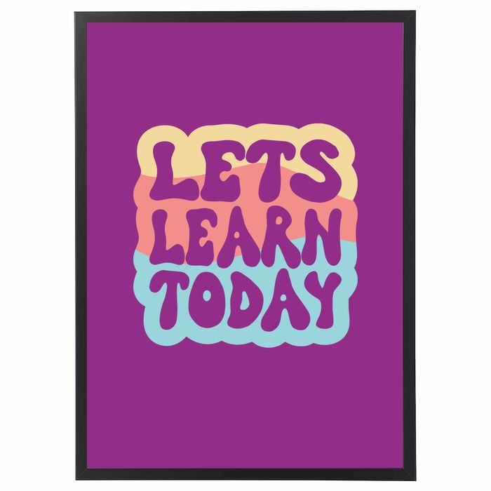 plakat abstrakcja, plakat typografia, plakat napisy na ścianę