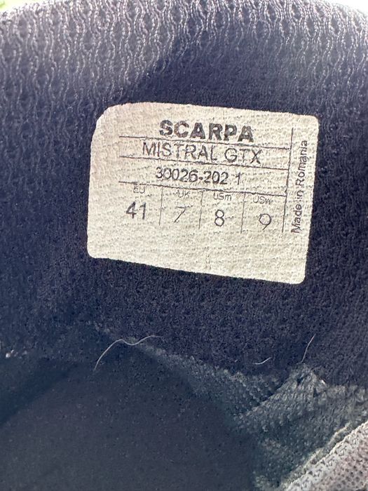 Зимові ботінки Scarpa Mistral Gore Tex 41 розмір Е14273