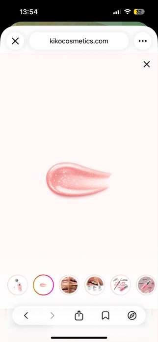 Блиск Kiko,відтінок 04,06