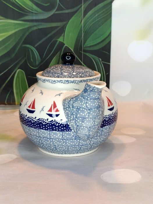 Czajnik imbryk ceramiczny duży 1,5L Ceramika Bolesławiec