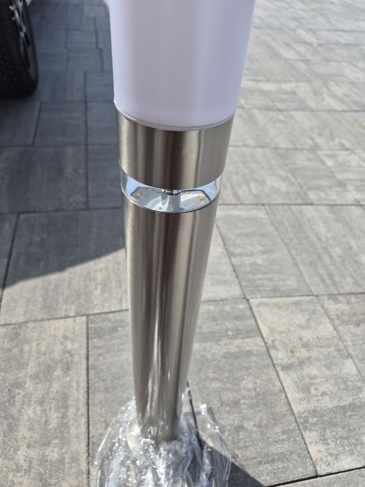 Lampy  Ogrodowe srebrne