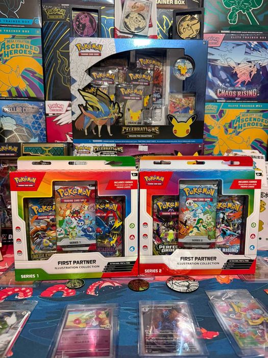 Pokemon First Partner Illustration Collection Series 1 e 2
