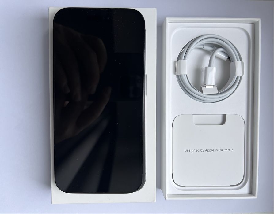 Iphone 14 Pro 128gb Space Black stan idealny, szkło ochronne i etu