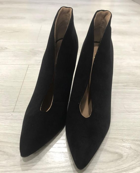 Туфлі лодочки замш