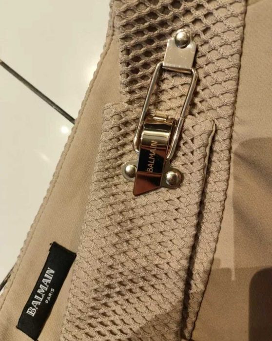 Balmain  spodnie garniturowe damski beż