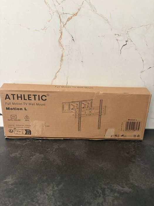 Uchwyt TV Athletic Motion L – nowy, nieużywany, oryginalnie zapakowany