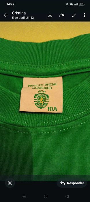 Camisola Sporting Infantil