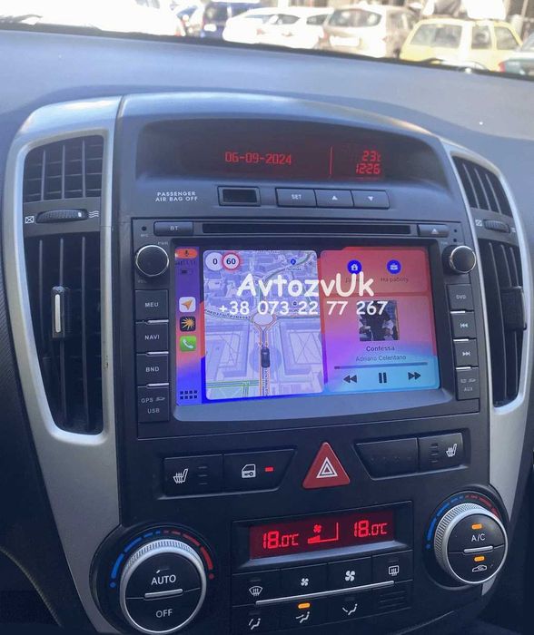 Магнитола CEED Kia Rio Stonic K2 CEE"D Рио Стоник CarPlay Android 16