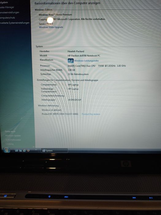 Laptop HP Pavilion DV9700 17 cali ekran