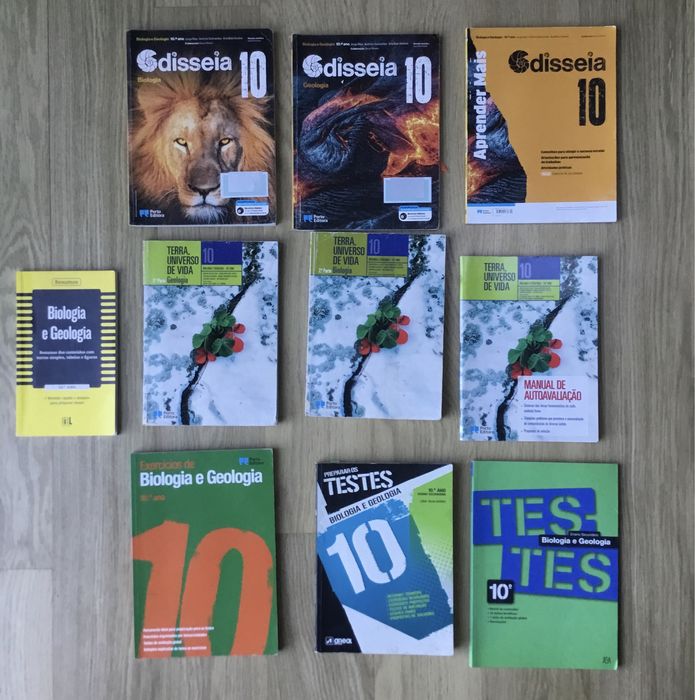 Manuais e livros de exercícios Biologia e Geologia