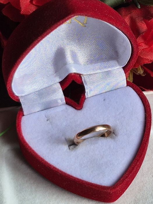 Klasyczna złota obrączka ślubna 14k 585 r.11
