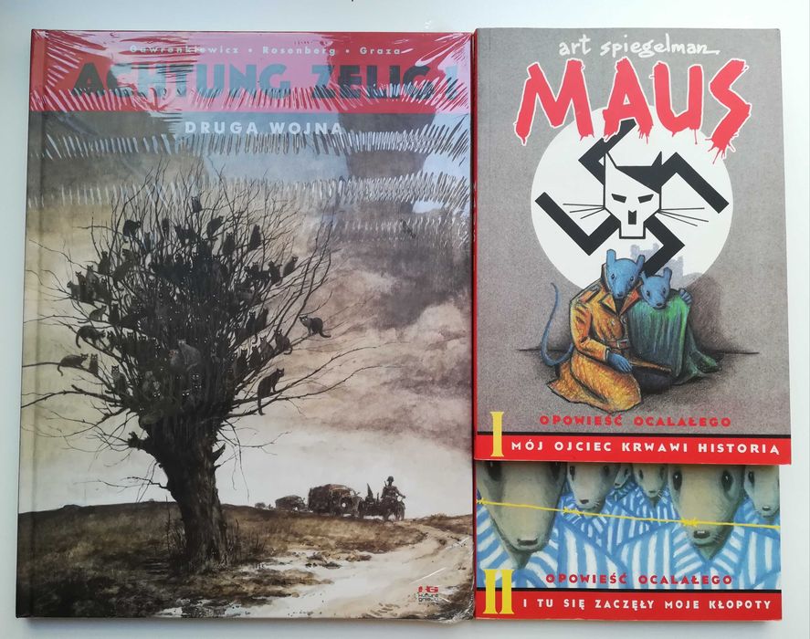 Maus tom 1 i 2 2001 Art Spiegelman Achtung Zelig Kultura Gniewu komiks
