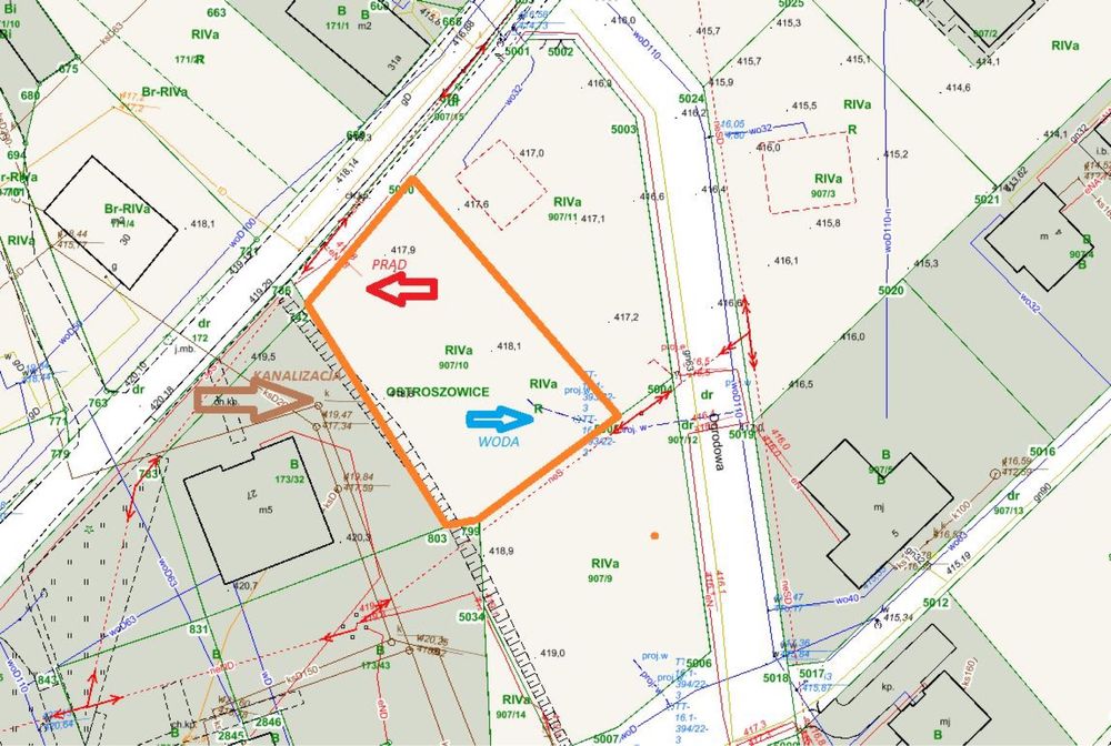 Działka budowlana w Jodłowniku koło Bielawy