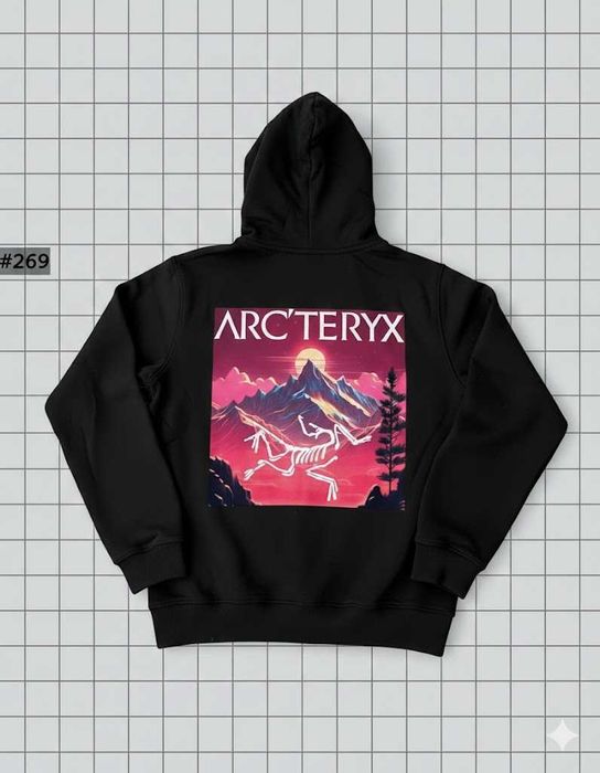 РАСПРОДАЖА | Новое Худи ARCTERYX | MultiBird Большой Принт Артерикс
