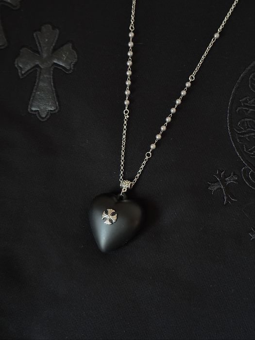 Підвіска серце chrome hearts