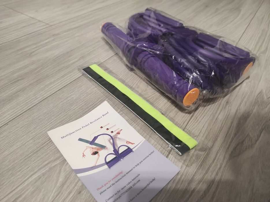 Ekspander do ćwiczeń taśmy oporowe fioletowe