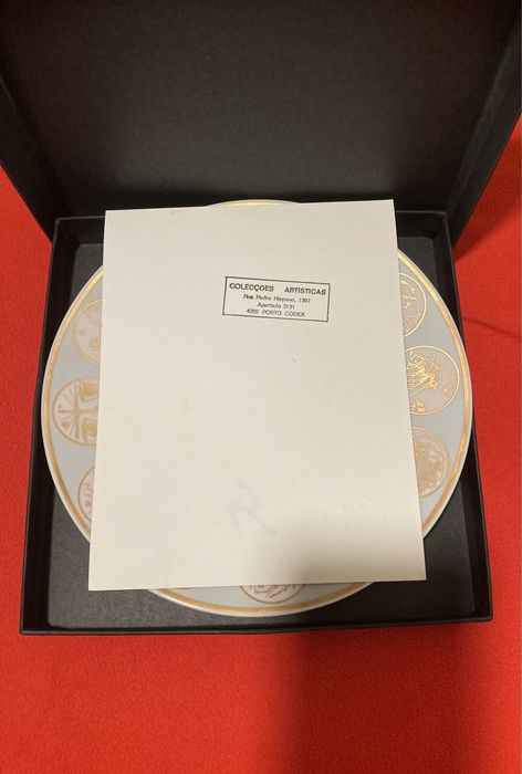 Prato porcelana Zodíaco Salvador Dali