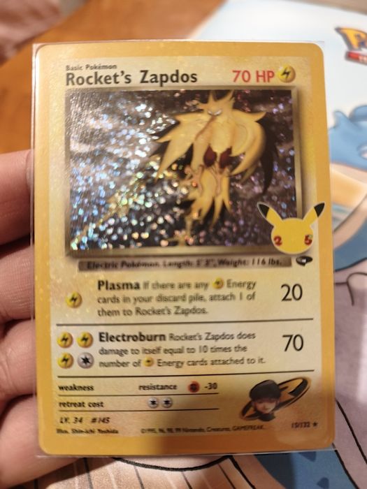 Rocket's Zapdos Celebrations
