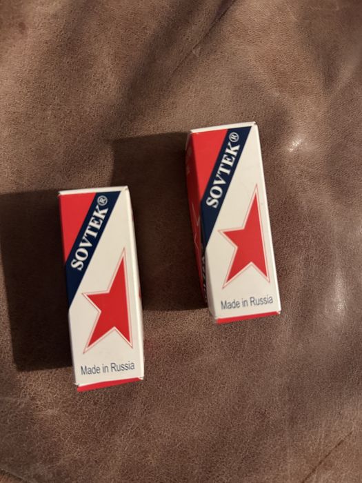 Valvulas Sovtek 12AX7LPS, novas,  comprei por engano.
