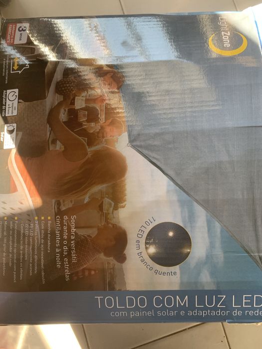 Toldo com luz led