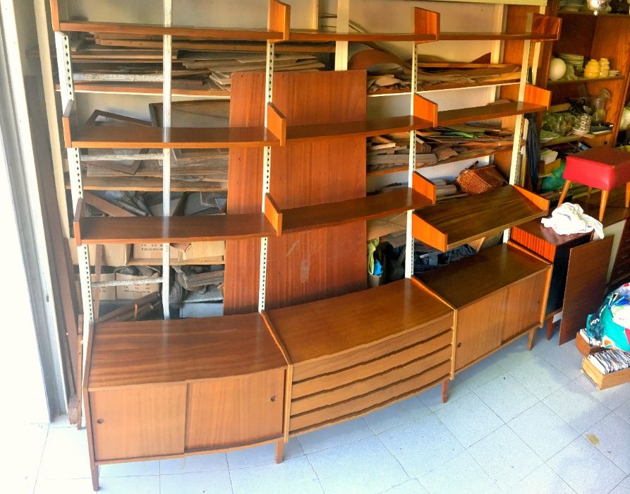 Estante tripla prateleiras olaio vintage 242comp x 20prof x 39.5prof x