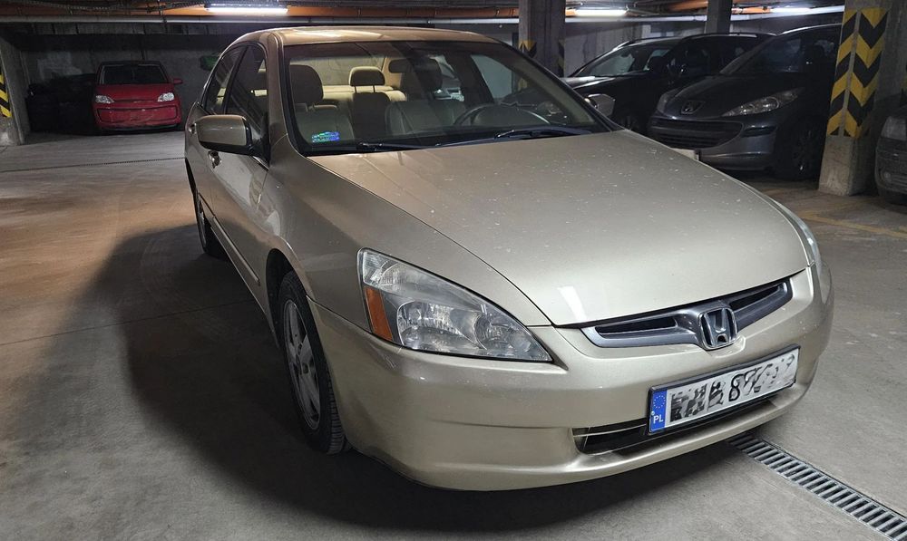 Honda Accord Bezwypadkowy, garażowany NISKI ORYGINALNY przebieg. Wersja USA.