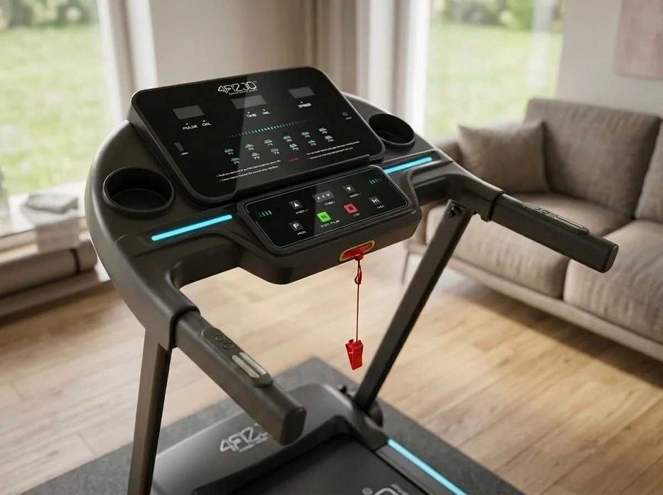 Bieżnia Elektryczna Domowa | 14km/h | 4FIZJO Treningowa | Składana na Płasko  | Amortyzacja | Darmowa Wysyłka | Gwarancja 2 Lata | Nowa | FV23%