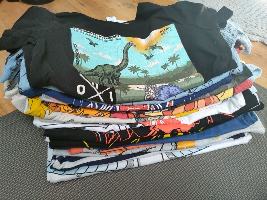 Zestaw koszulek chłopięcych z krótkim rękawem