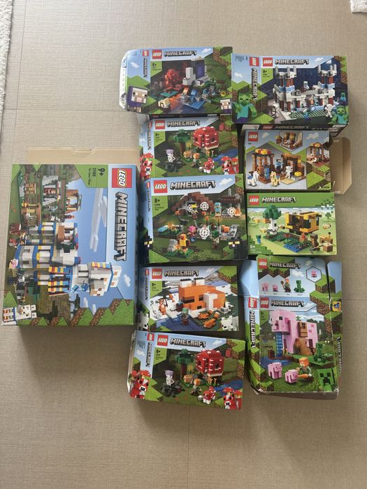 Lego Minecraf  21188 i wiele innycb zestaow