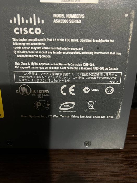 Межсетевой экран CISCO asa 5510