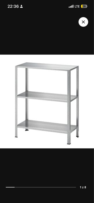 dwa regały z ikea