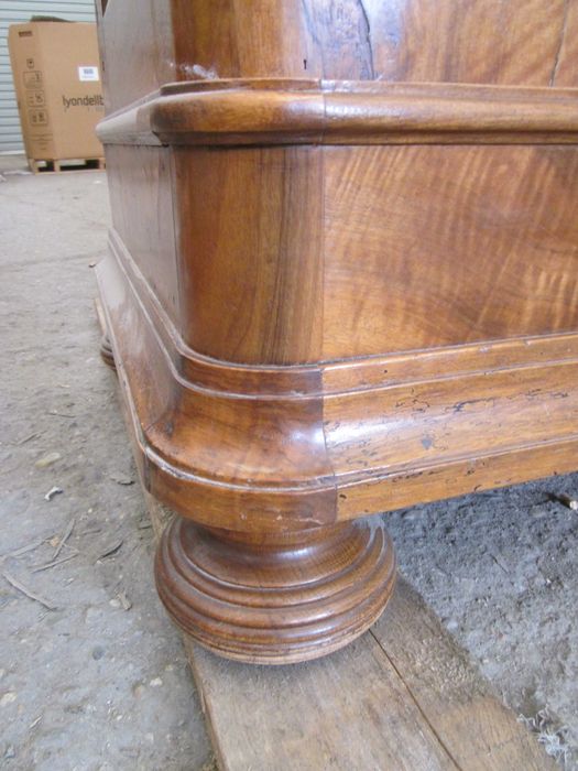 Szafa Biedermeier dużą piękna antyk