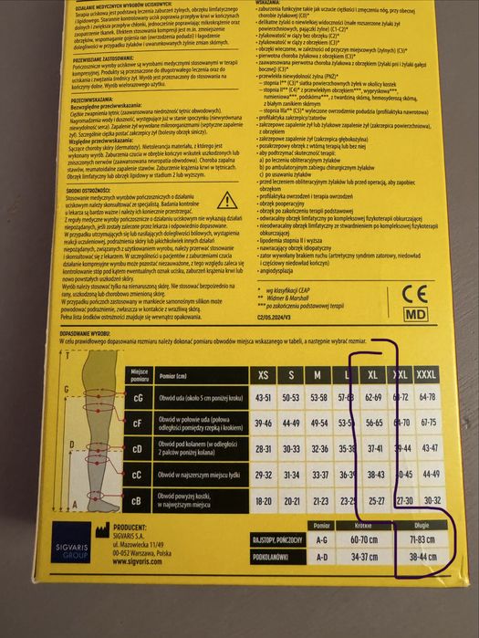 Pończochy uciskowe CCL2