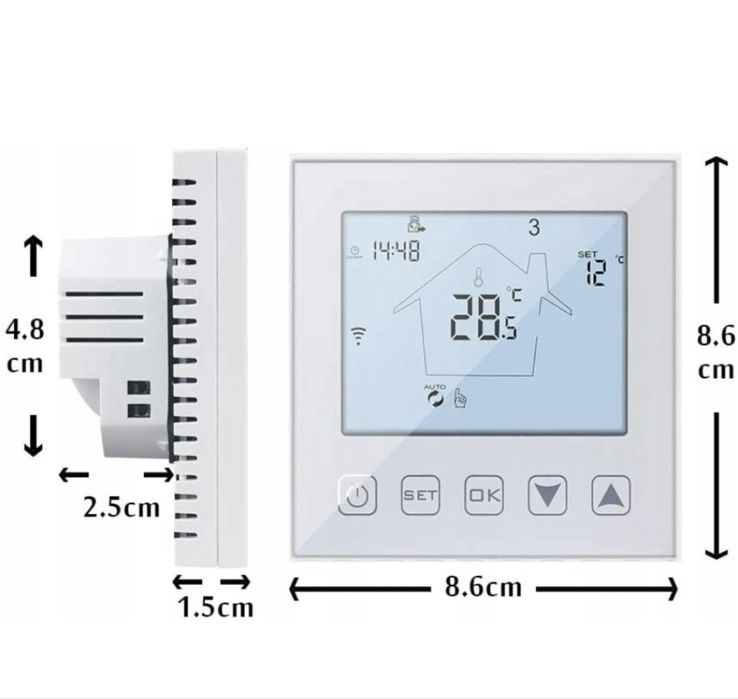 Smart termostat Wifi Ketotek Ogrzewanie podlogowe