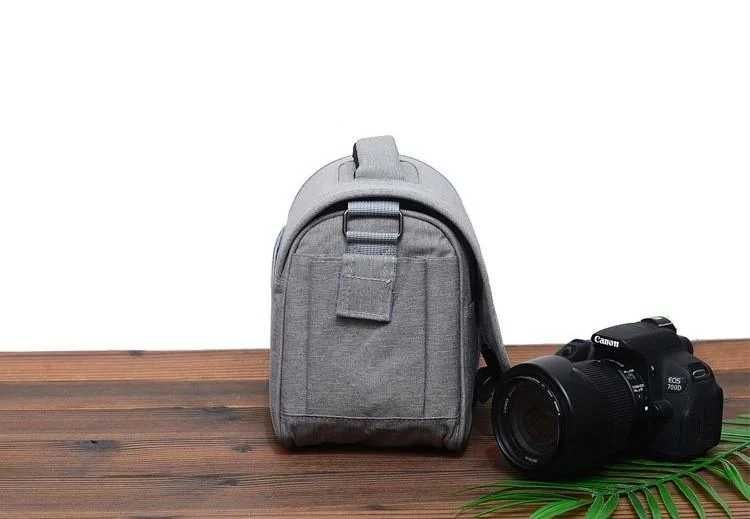 Сіра протиударна сумка для фотокамери Canon/Nikon/Sony/Leica