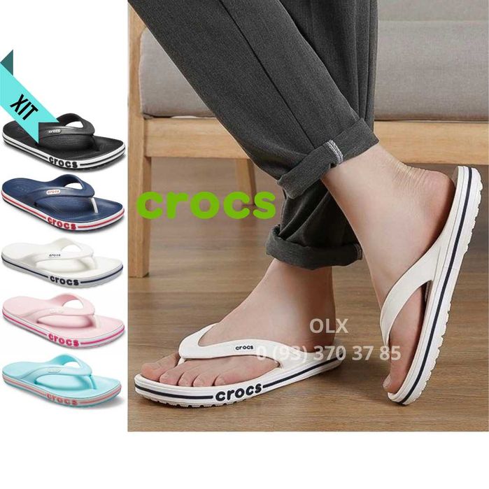 crocs Крокси Жіночі Чоловічі В'єтнамки Bayaband Flip кроксы женские