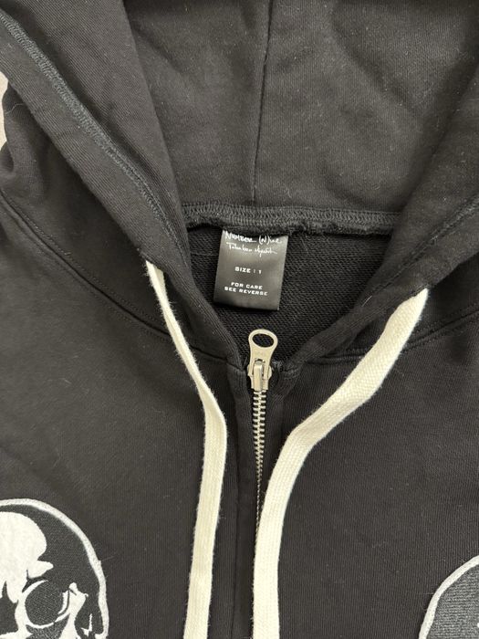 Number Nine Double Skull Zip Hoodie