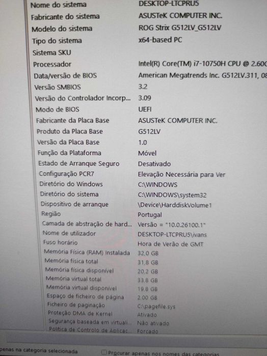 ASUS ROG Strix G512LV Portátil Gaming