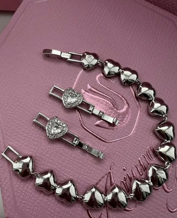 Браслет Swarovski сердечка swarovski ariana grande
