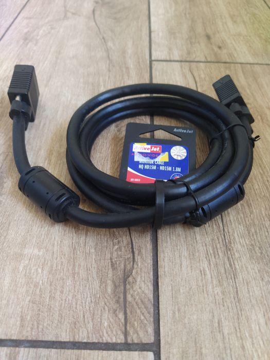 Kabel Do Monitora Active Jet HQ HD15M 1.8M