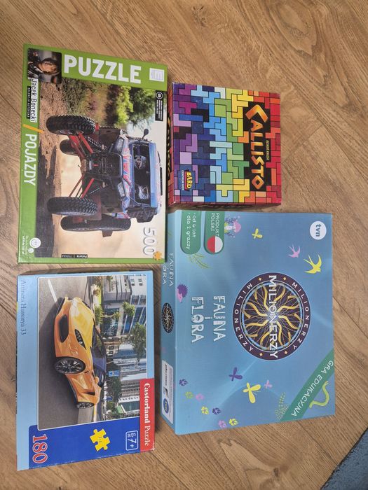 Zestaw gry puzzle milionerzy callisto