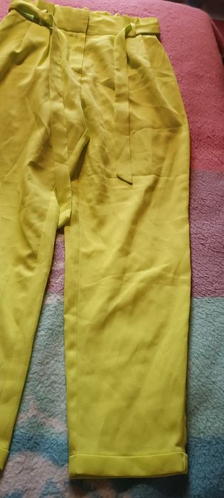 Spodnie damskie neonowe