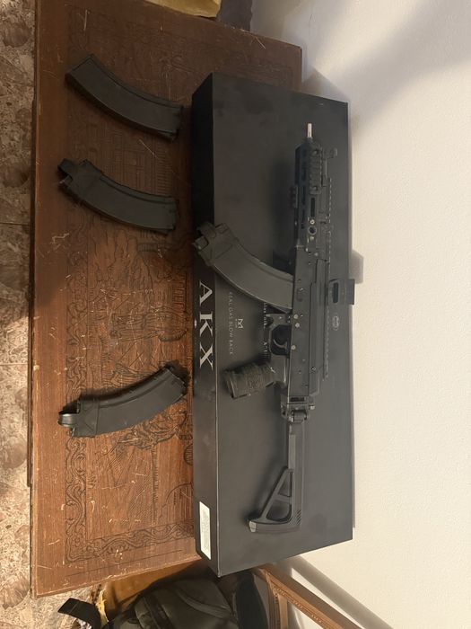 Tokyo Marui AKX GBBR – Upgrades + 4 Carregadores