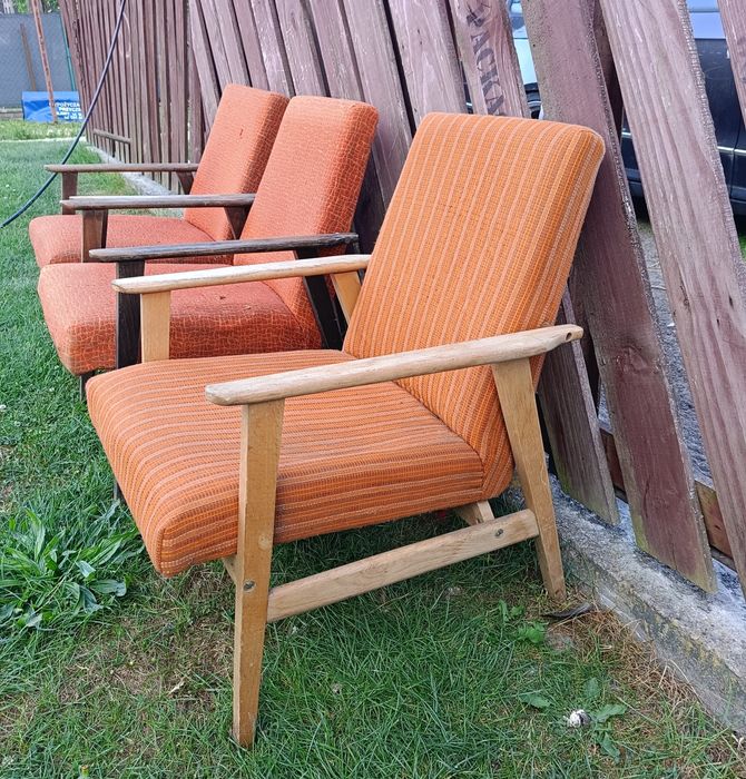 Fotele retro PRL