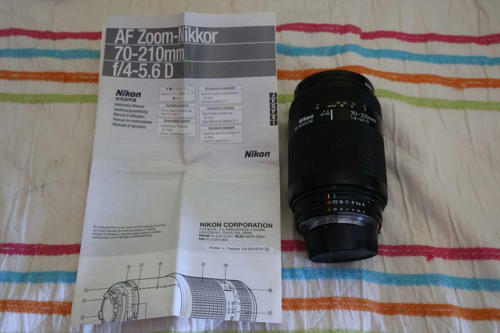 Objectiva Nikon - AF Nikkor 70-210mm