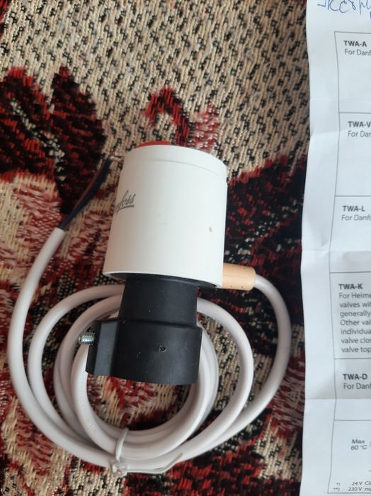 Термічний привід для клапана.