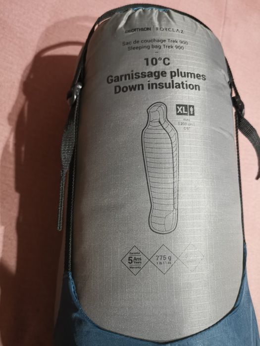 Śpiwór trekkingowy Forclaz MT900 10°C puchowy XL