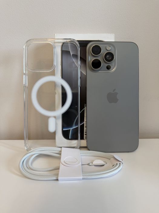 Iphone 15 pro max szary 256gb kondycja 100%
