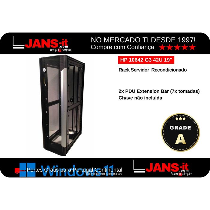 Rack Servidor HP 10642 G3 42U 19″